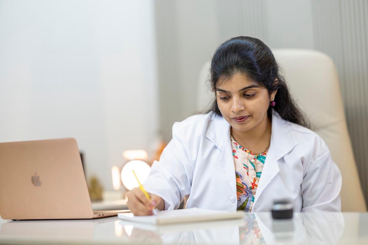 Dr. P. Srilatha Reddy, MD (DVL), dermatologist at Sri Skin and Hair Clinic, Nellore
